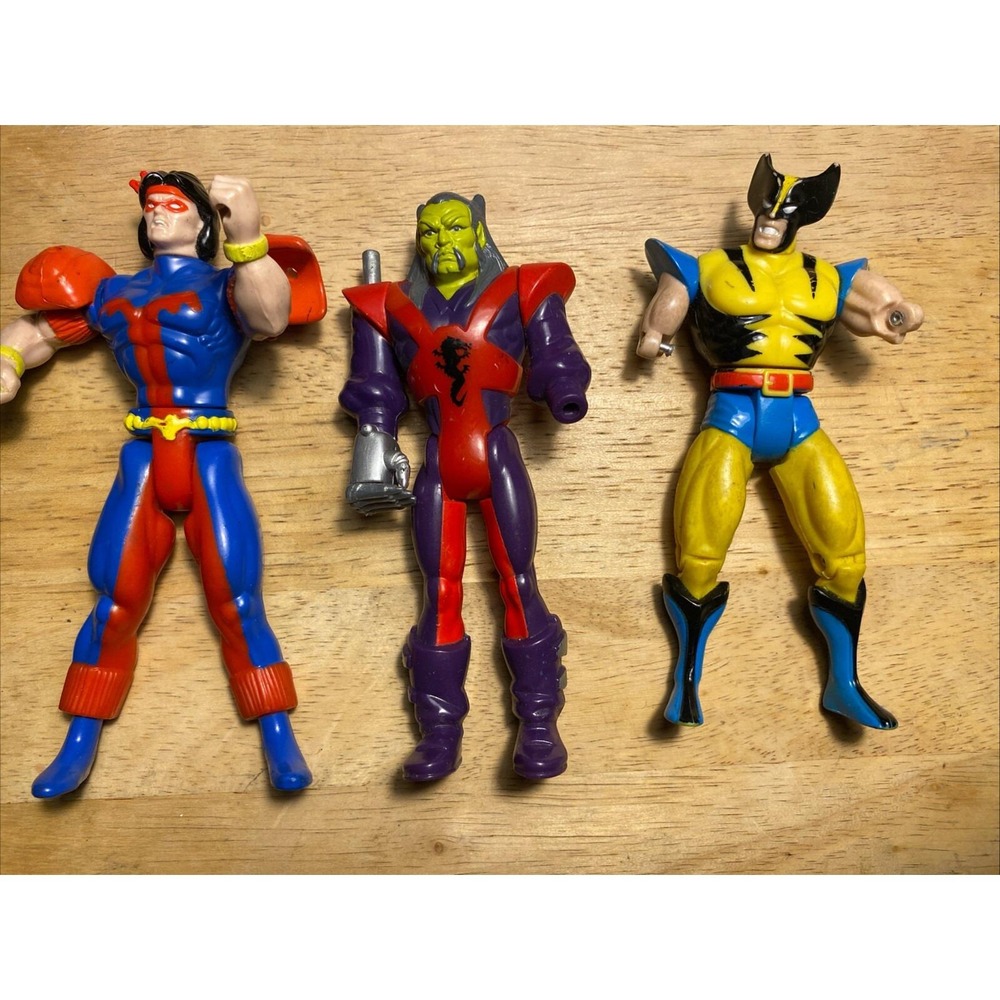 X-Men X-Force Warpath action & James Bond Dr. No, Wolverine